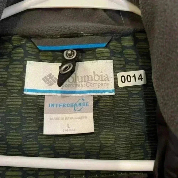 Columbia Boys interchange green Jacket shell - Picture 5 of 8